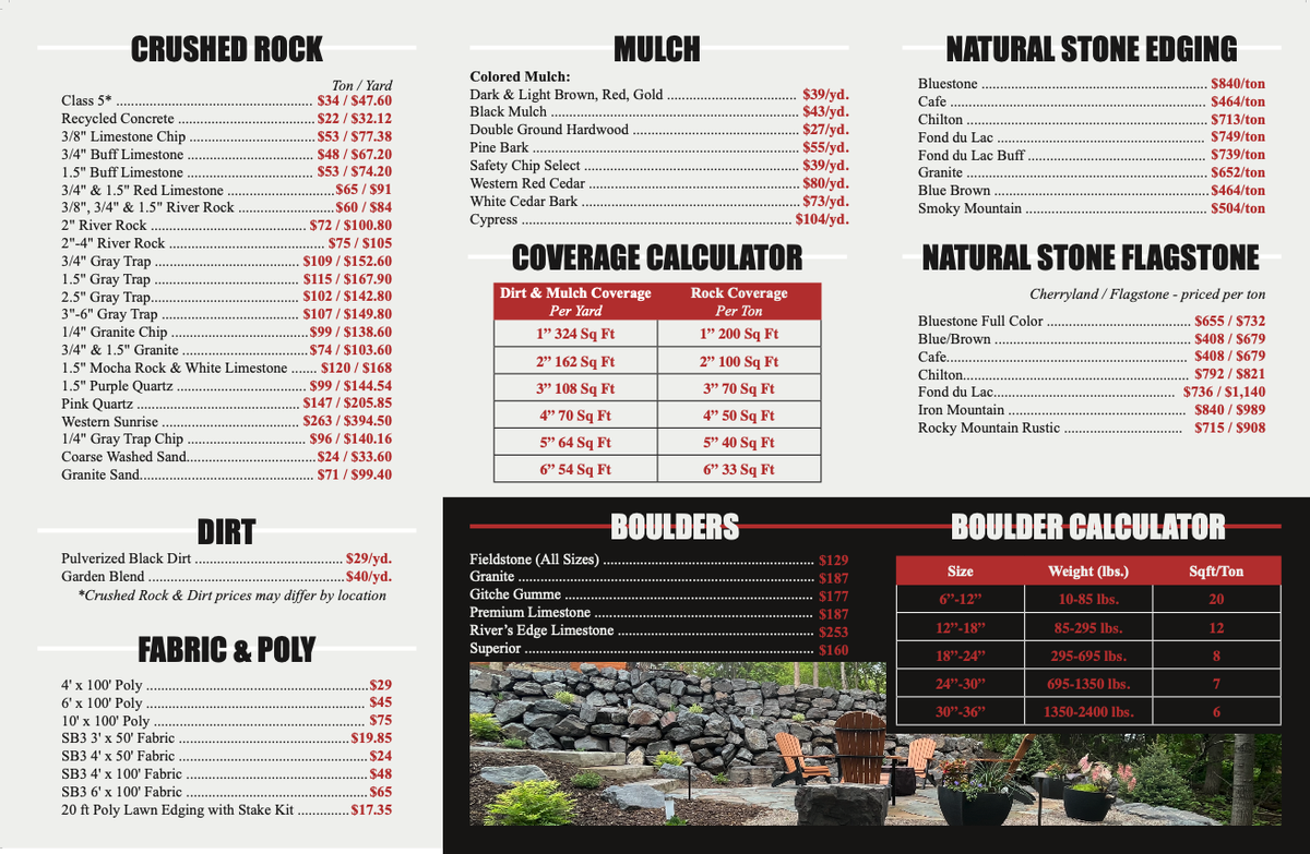 Mulch Pricing